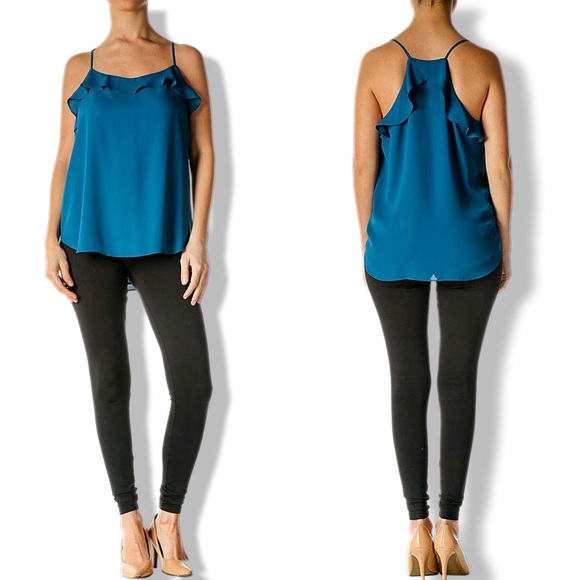 ANN TAYLOR‎ LOFT Ruffled Top - Picture 2 of 5